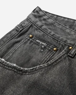 Stingwater Shorts^Men's Big Groe Jean Shorts Acid Black
