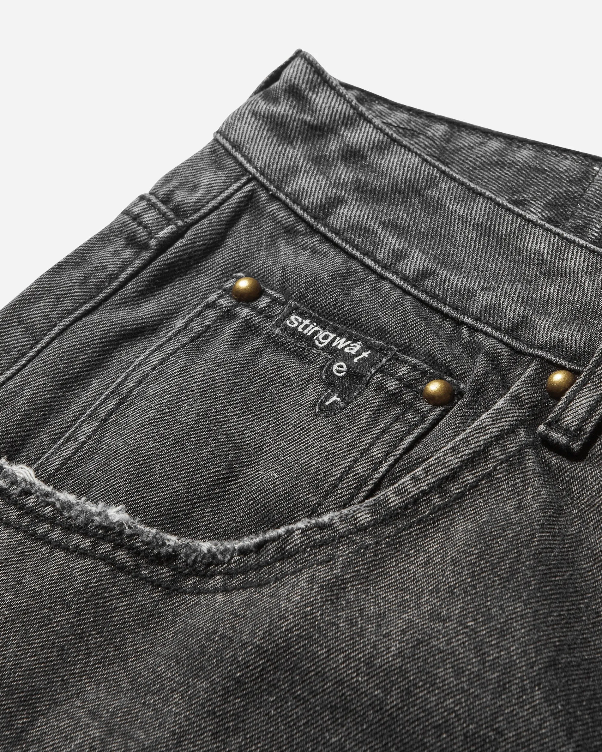 Stingwater Shorts^Men's Big Groe Jean Shorts Acid Black