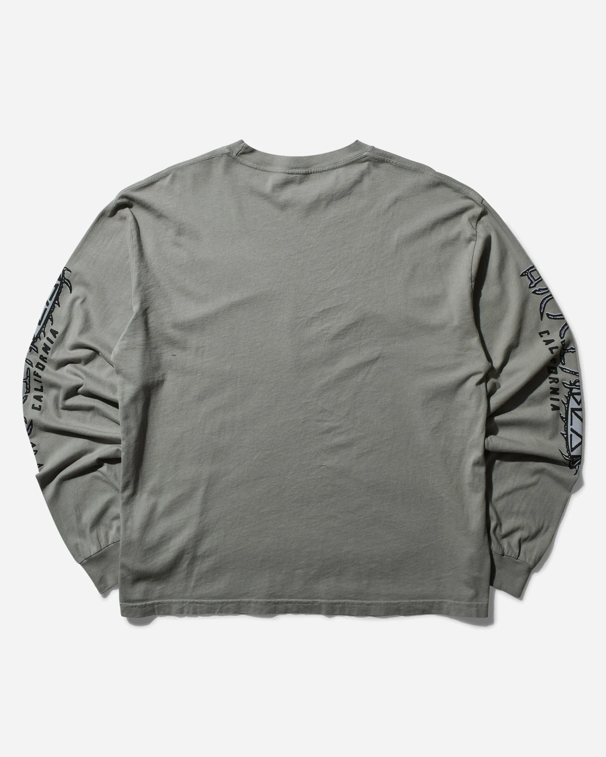 Brain Dead T-Shirts^Men's Bio Dog Longsleeve T-Shirt Seagrass