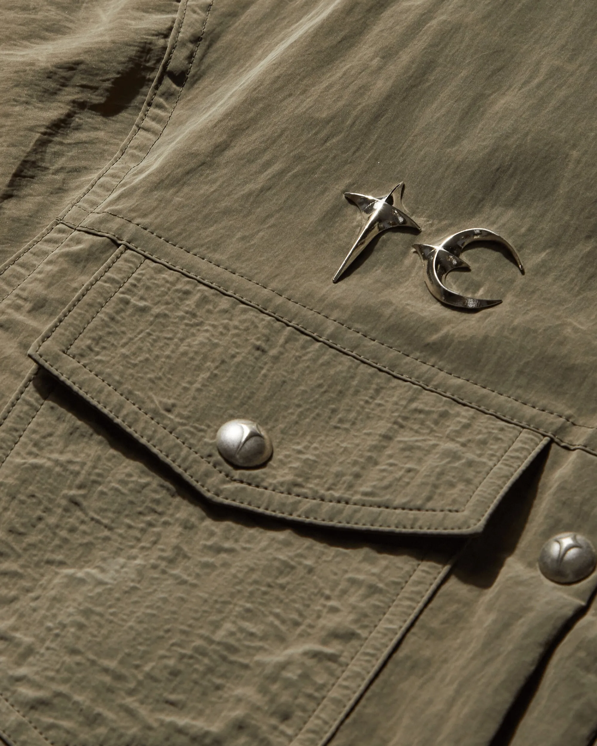 Thug Club Coats And Jackets^Men's Bio Recycle Jacket Khaki