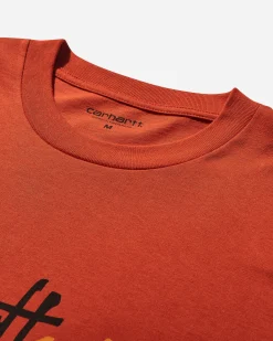 Carhartt WIP T-Shirts^Men's Brush Wip T-Shirt Turmeric