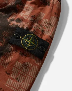 Stone Island Coats And Jackets^Men's Camouflage Cotton Canvas Jacket Orange