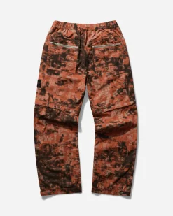 Stone Island Pants^Men's Camouflage Cotton Canvas Cargo Trousers Orange