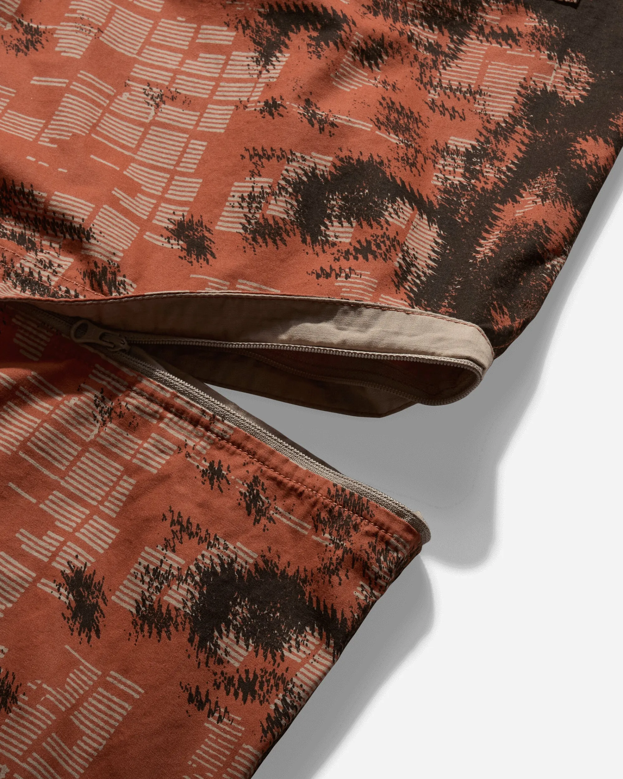 Stone Island Pants^Men's Camouflage Cotton Canvas Cargo Trousers Orange