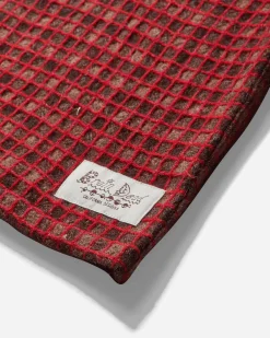 Brain Dead Shirts^Men's Check Mate Flannel Zip Shirt Red