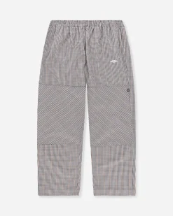 Umbro Pants|Pants^Men's Checked Double Knee Pants Brown / Black Check