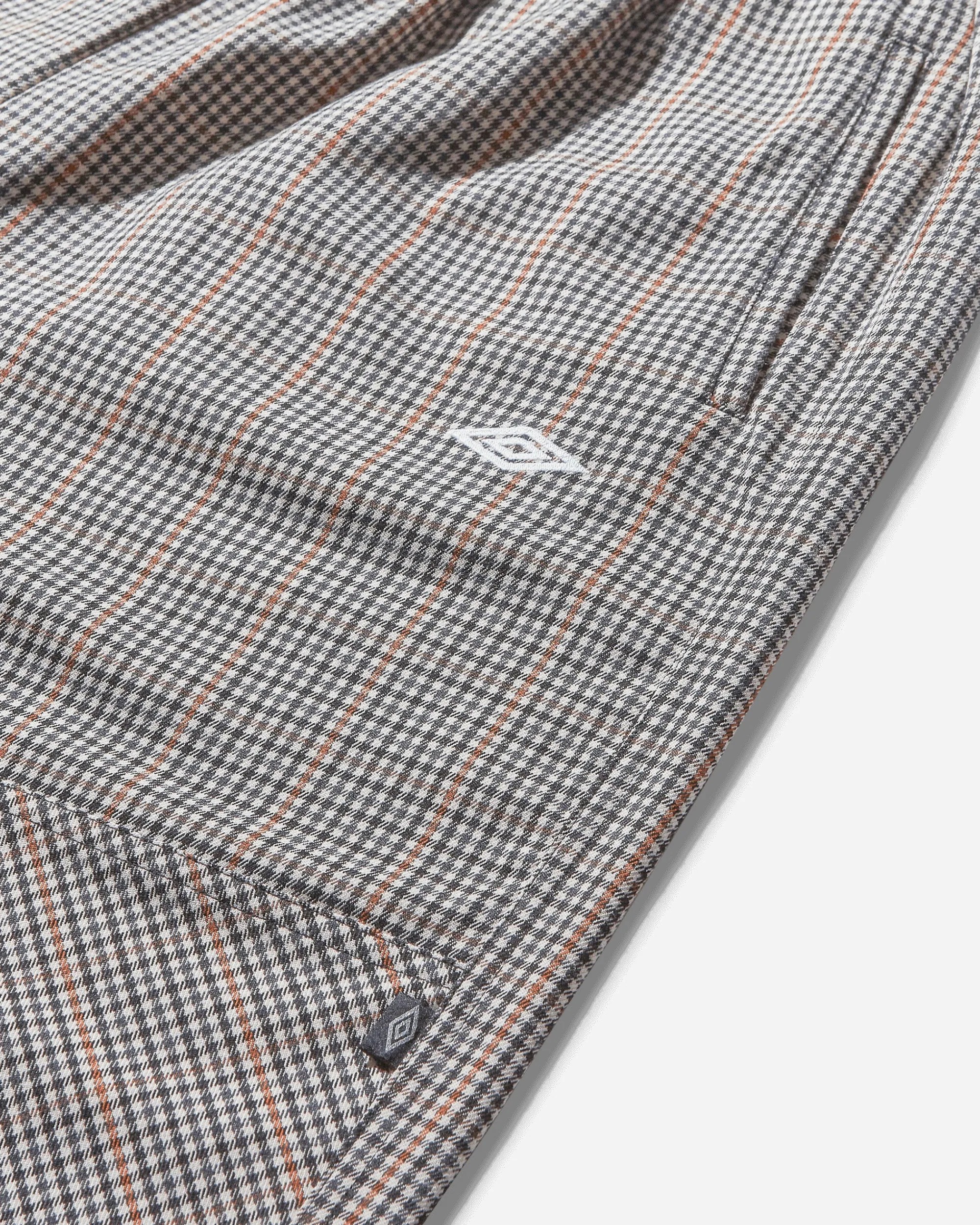 Umbro Pants|Pants^Men's Checked Double Knee Pants Brown / Black Check