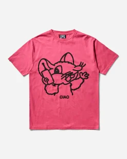Public Possession T-Shirts^Men's Ciao Ciao T-Shirt Cherry Pink
