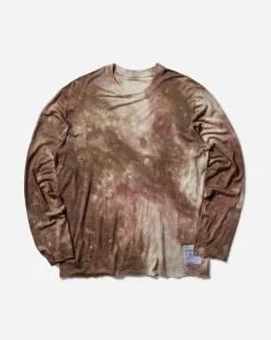 Satisfy T-Shirts^Men's CloudMerino Longsleeve T‑Shirt Tye Dye Pine