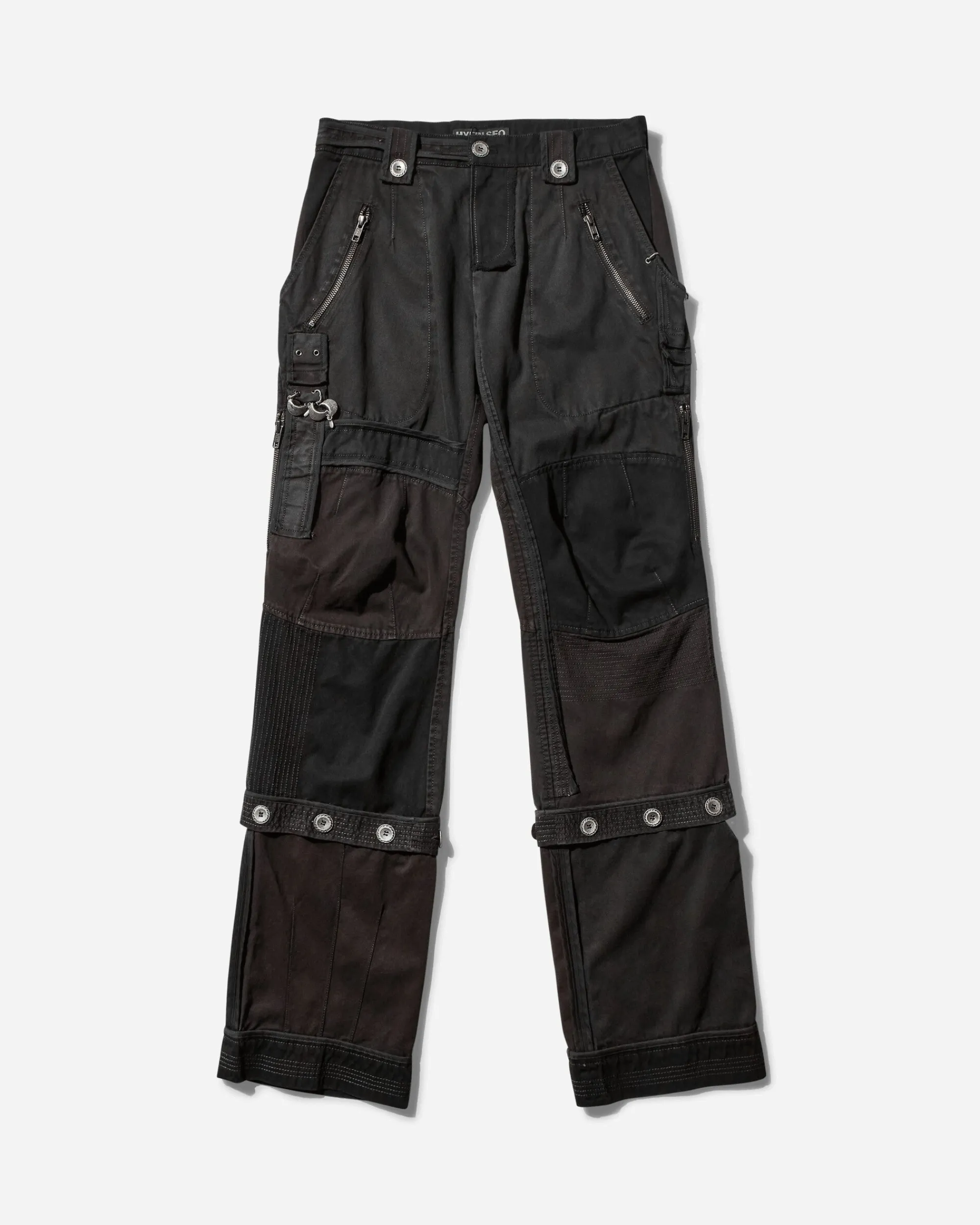 HYEIN SEO Pants^Men's Convertible Patchwork Pants Stone