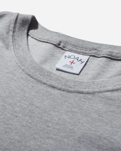 Noah T-Shirts^Men's Core Logo Pocket Longsleeve T-Shirt Heather Grey