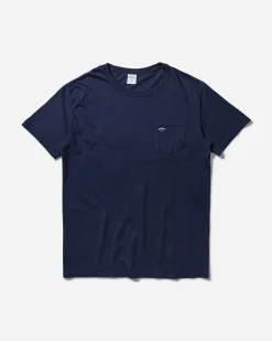 Noah T-Shirts^Men's Core Logo Pocket T-Shirt Navy