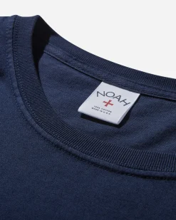 Noah T-Shirts^Men's Core Logo Pocket T-Shirt Navy