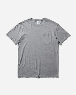 Noah T-Shirts^Men's Core Logo Pocket T-Shirt Heather Grey