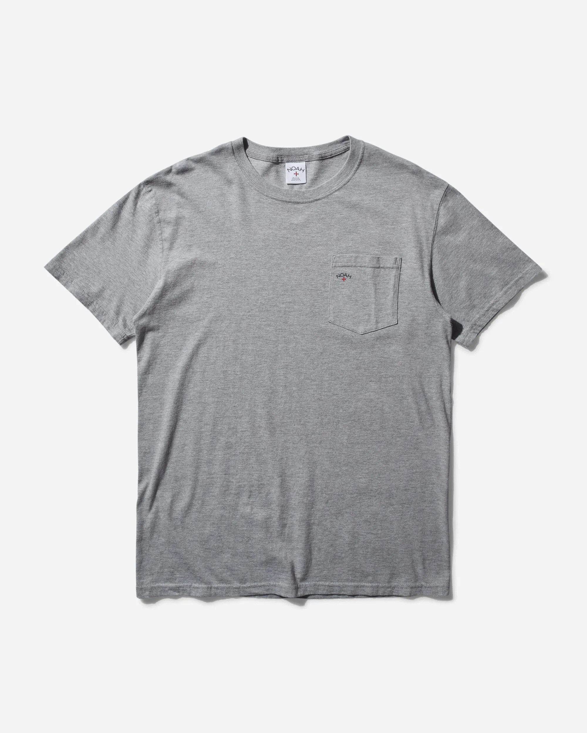 Noah T-Shirts^Men's Core Logo Pocket T-Shirt Heather Grey