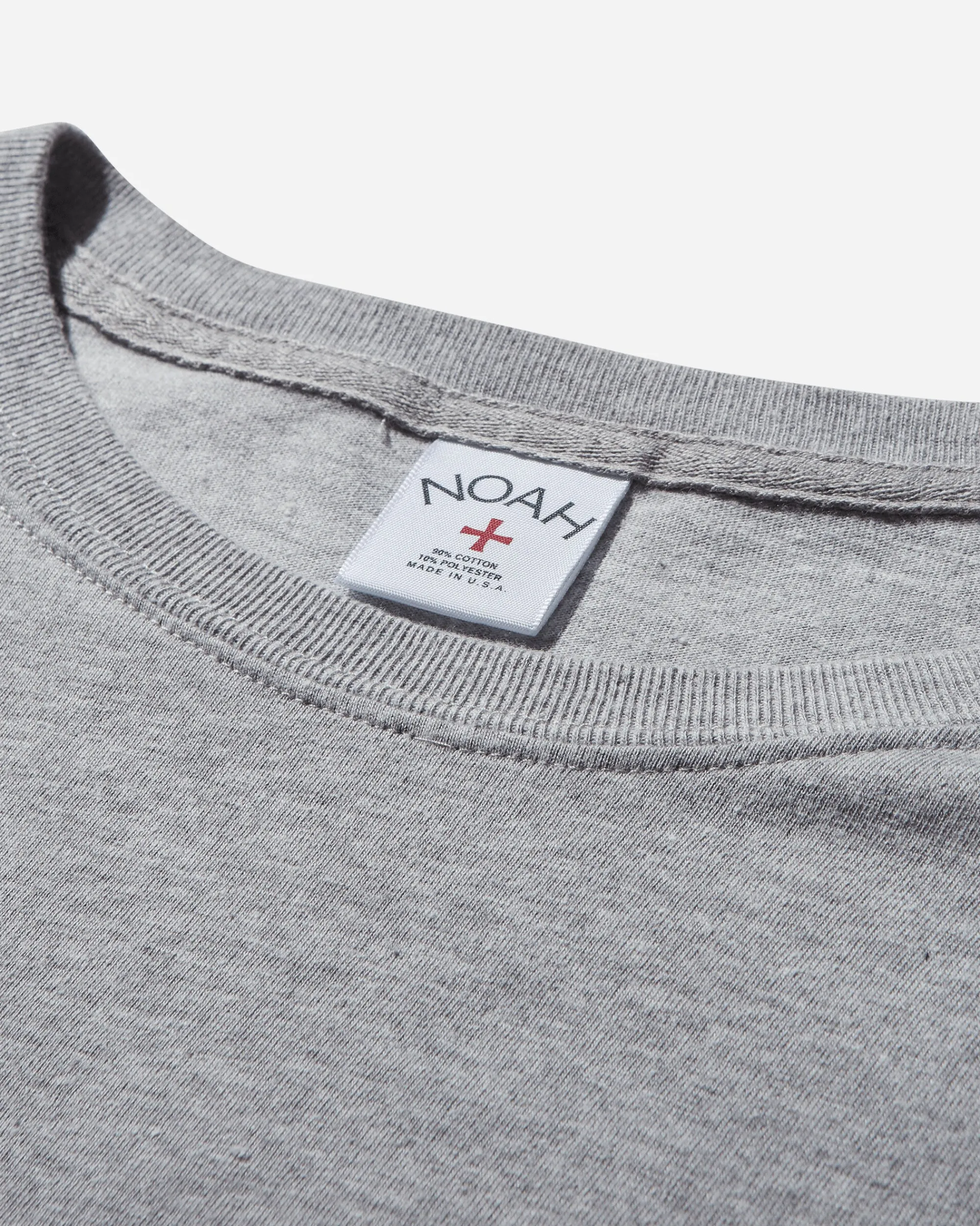 Noah T-Shirts^Men's Core Logo Pocket T-Shirt Heather Grey