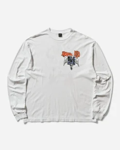 Brain Dead T-Shirts^Men's Cosmic Debris Longsleeve T-Shirt White