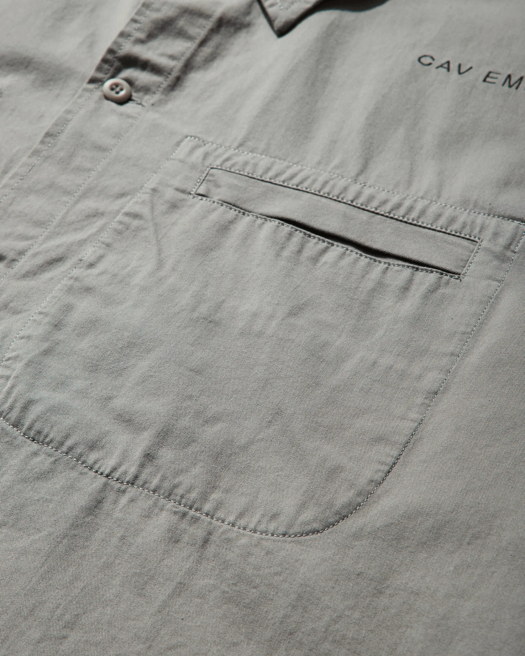 Cav Empt Shirts^Men's Cotton Casual Shirt Grey
