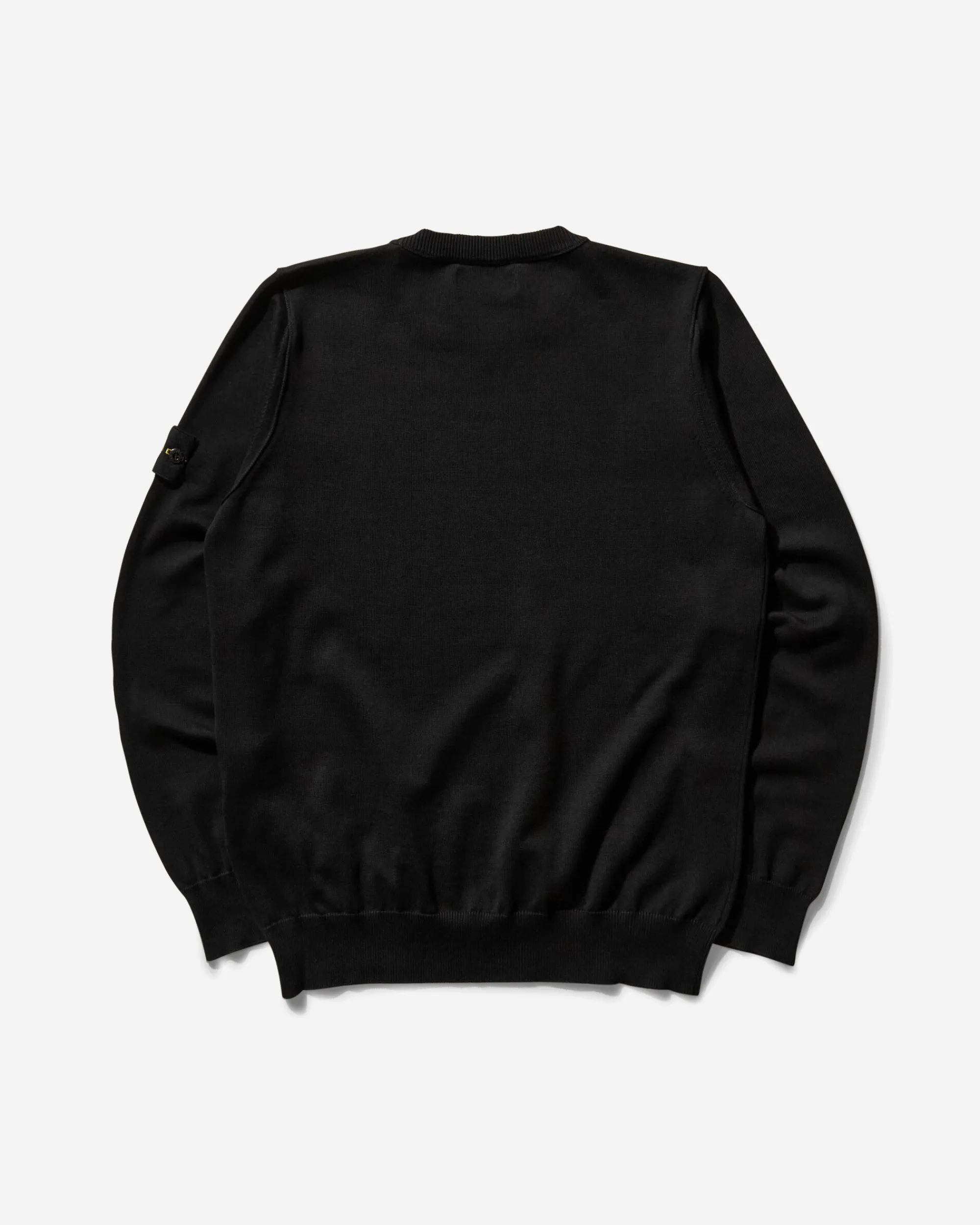 Stone Island Sweatshirts^Men's Cotton Crewneck Sweater Black