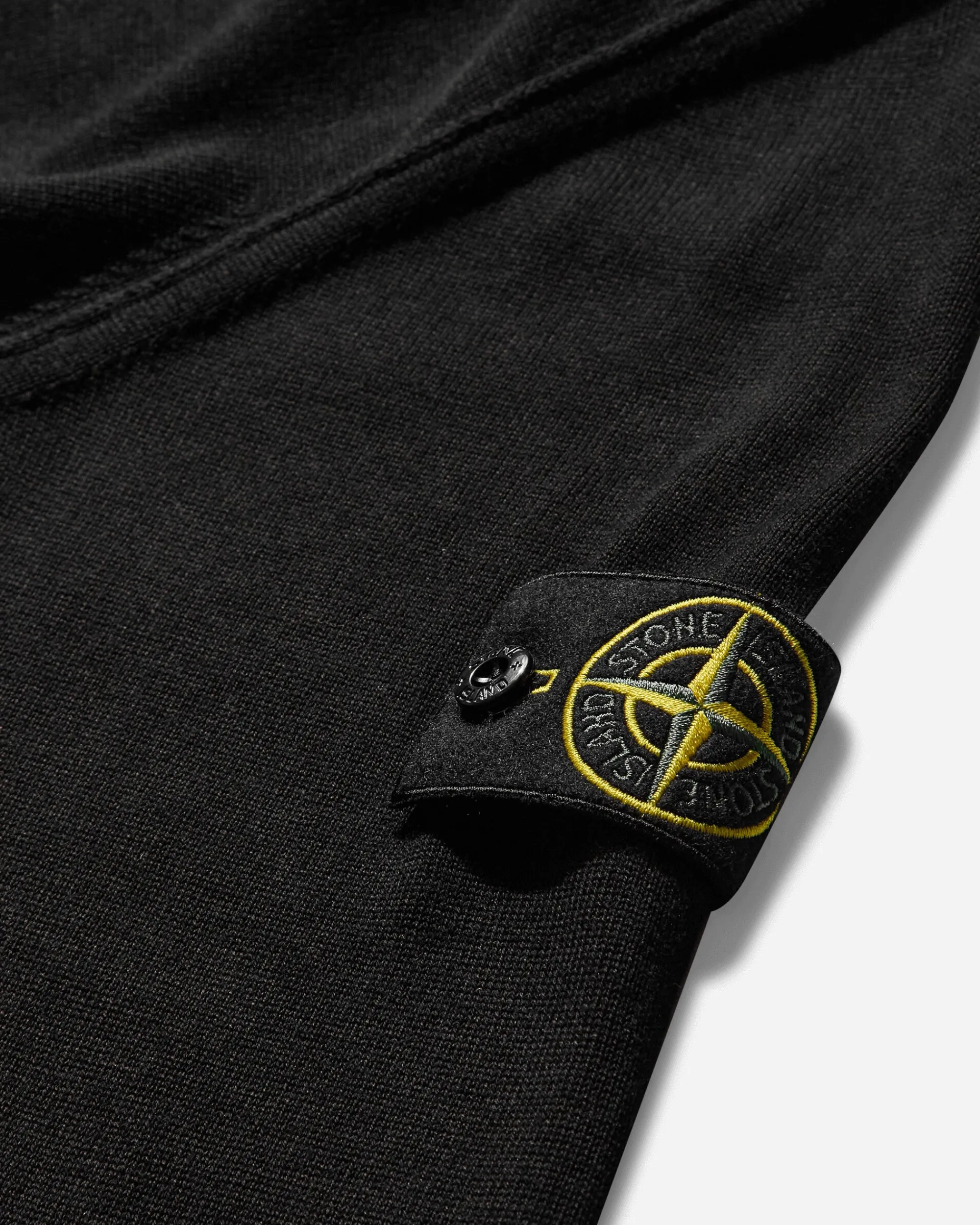 Stone Island Sweatshirts^Men's Cotton Crewneck Sweater Black