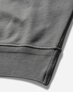 C.P. Company Sweatshirts^Men's Cotton Diagonal Fleece Crewneck Sweatshirt Smoked Pearl