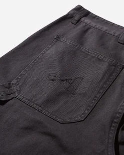 Awake NY Pants^Men's Cotton Painter Pants Washed Black