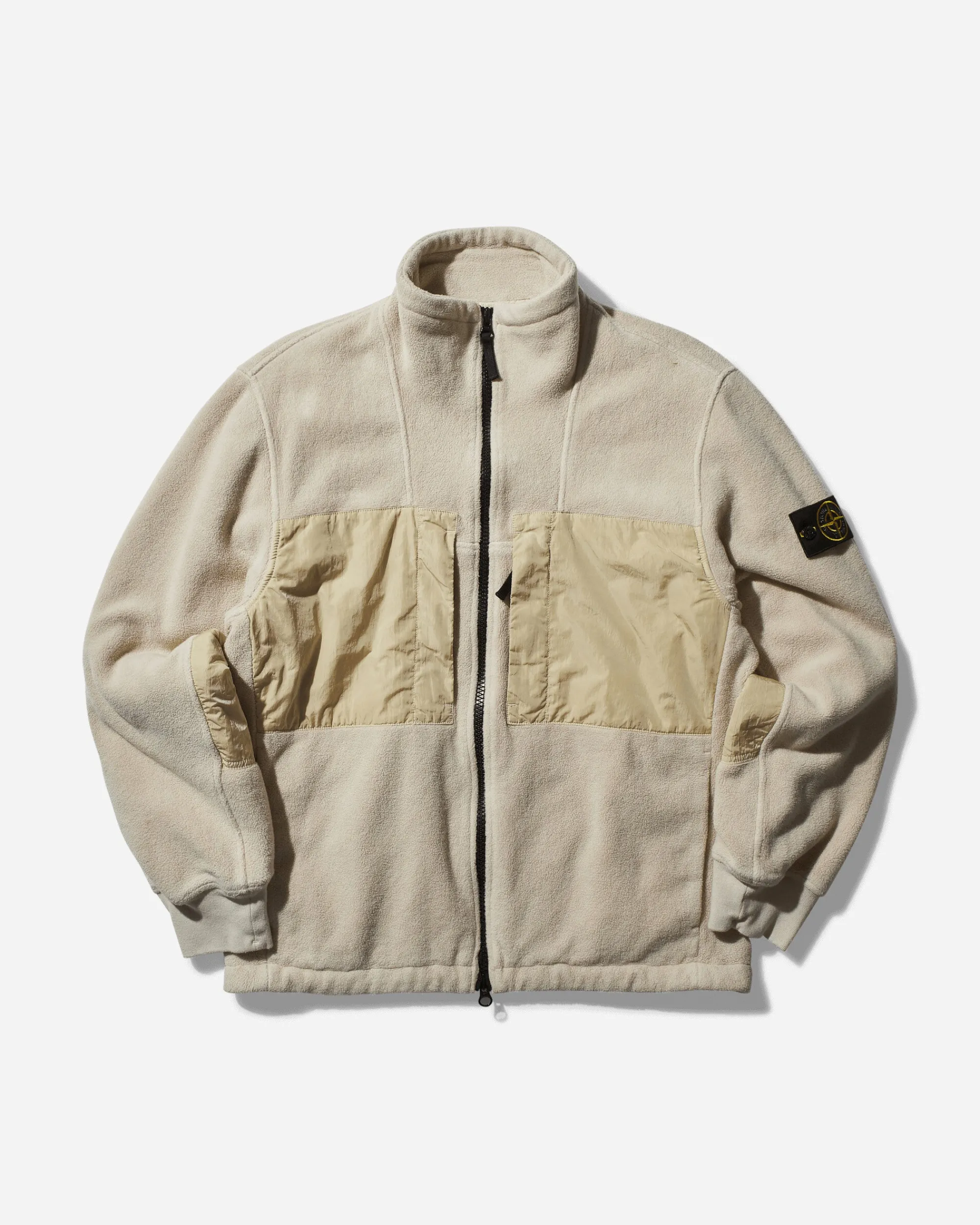 Stone Island Coats And Jackets^Men's Cotton Pile Nylon-TC Jacket Plaster