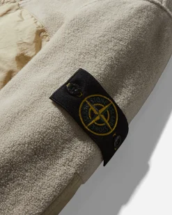 Stone Island Coats And Jackets^Men's Cotton Pile Nylon-TC Jacket Plaster