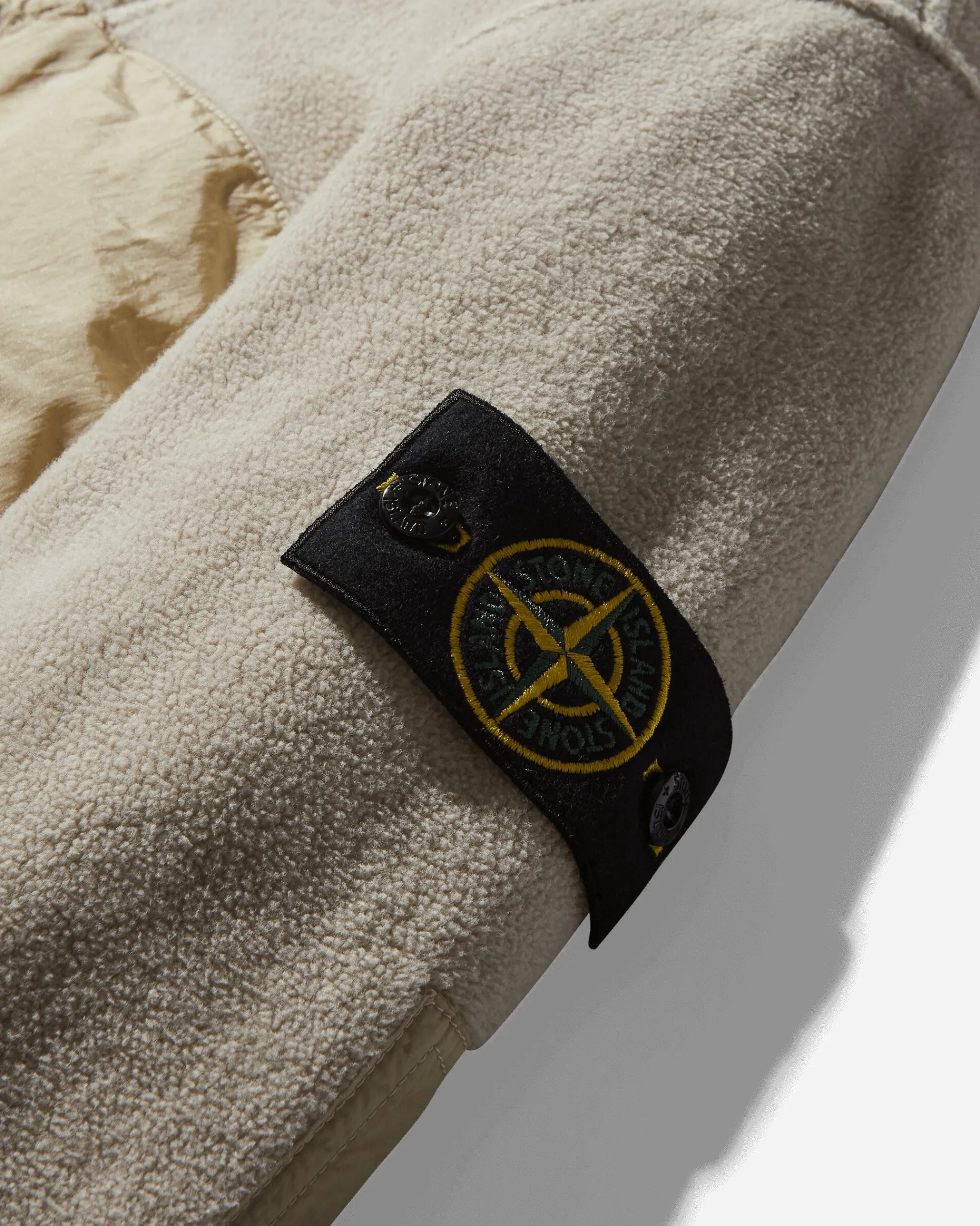 Stone Island Coats And Jackets^Men's Cotton Pile Nylon-TC Jacket Plaster