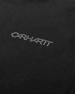 Carhartt WIP T-Shirts^Men's Detroit Standard Longsleeve T-Shirt Black