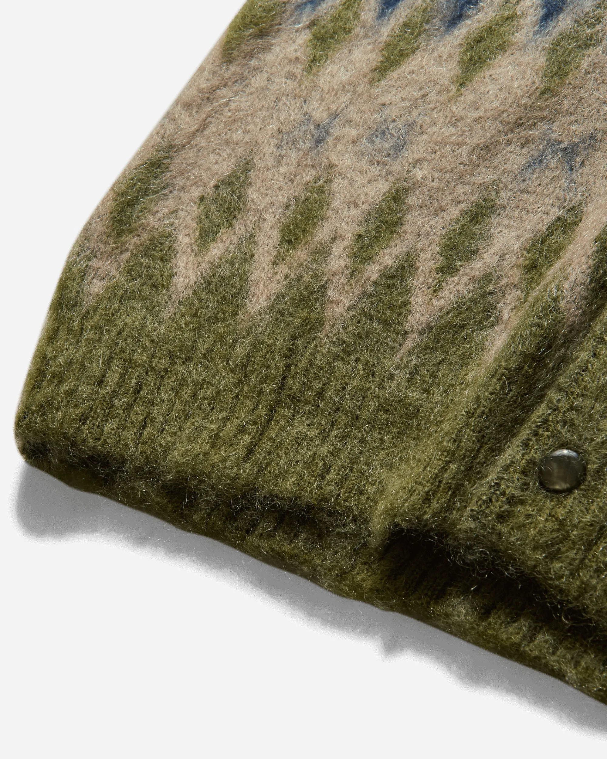 Needles Knitwear^Men's Diamond Mohair Cardigan Olive