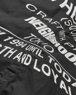 Neighborhood Shirts^Men's Distortion Print Longsleeve Shirt Black