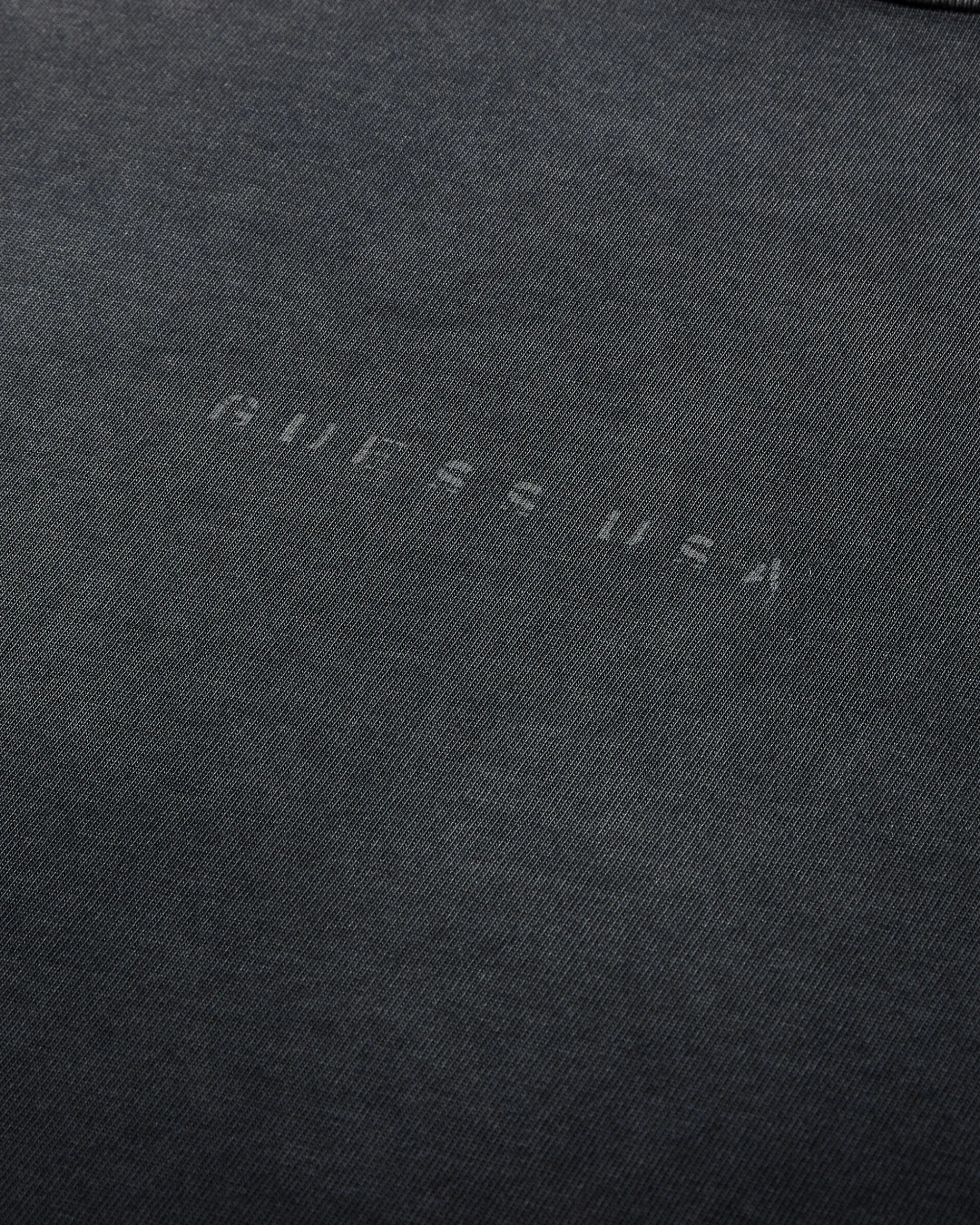 Guess USA T-Shirts^Men's Distressed Logo T-Shirt Jet Black