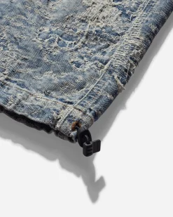 Diesel Pants^Men's D-Martial Distressed Denim Pants Blue