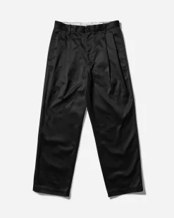 WACKO MARIA Pants^Men's Double Pleated Chino Trousers Black