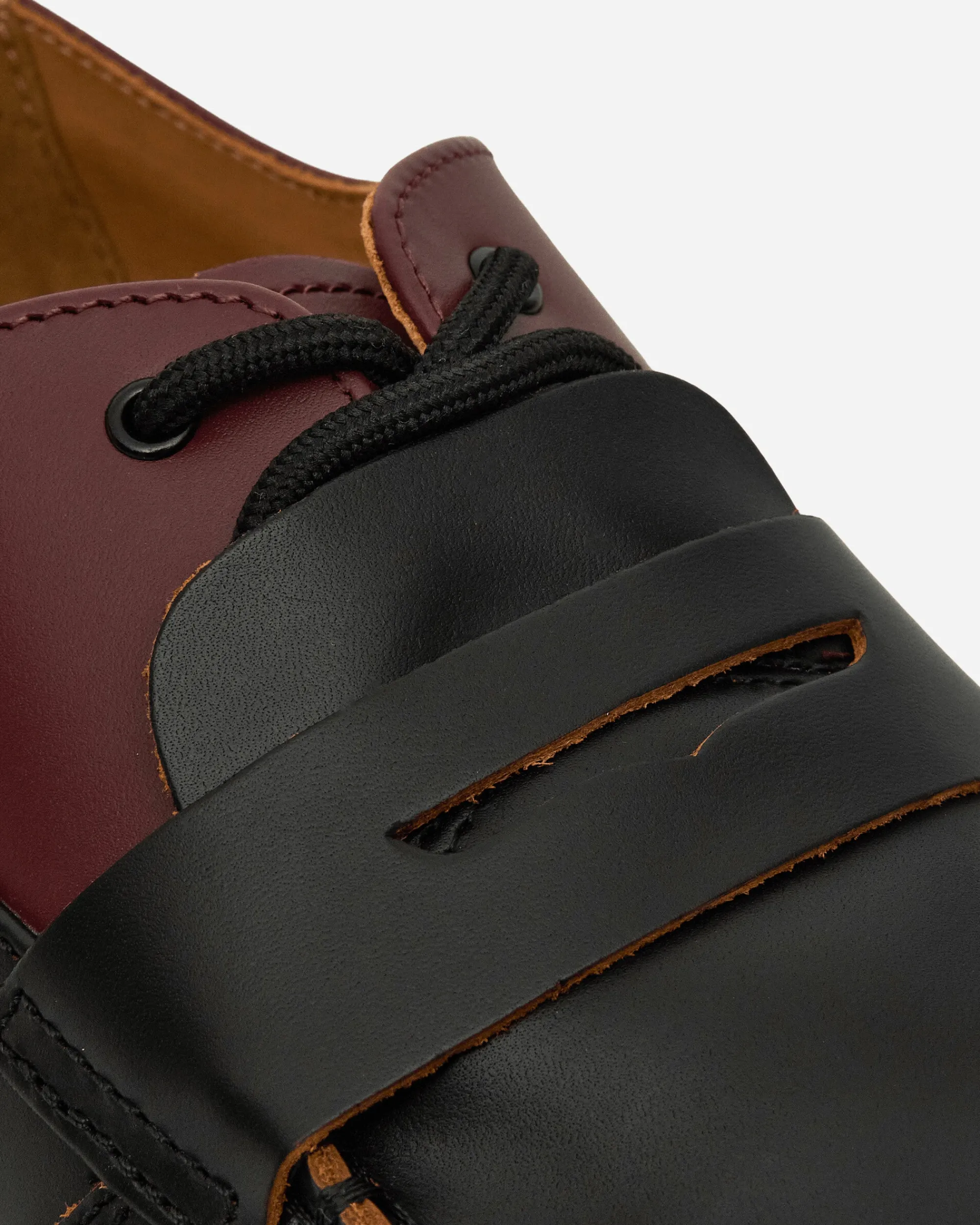MM6 Maison Margiela Classic Shoes^Men's Dr. Martens 1461 / Penton Mash Up Loafers Black / Oxblood