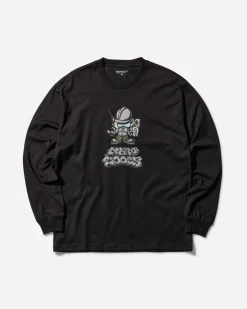 Carhartt WIP T-Shirts|T-Shirts^Men's Drill Boy Longsleeve T-Shirt Black