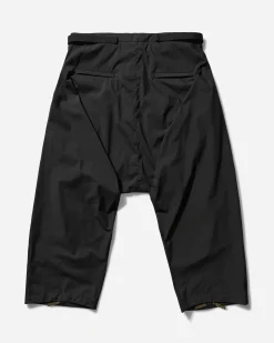 Acronym Pants^Men's Encapsulated Nylon Ultrawide Drawcord Trousers Black