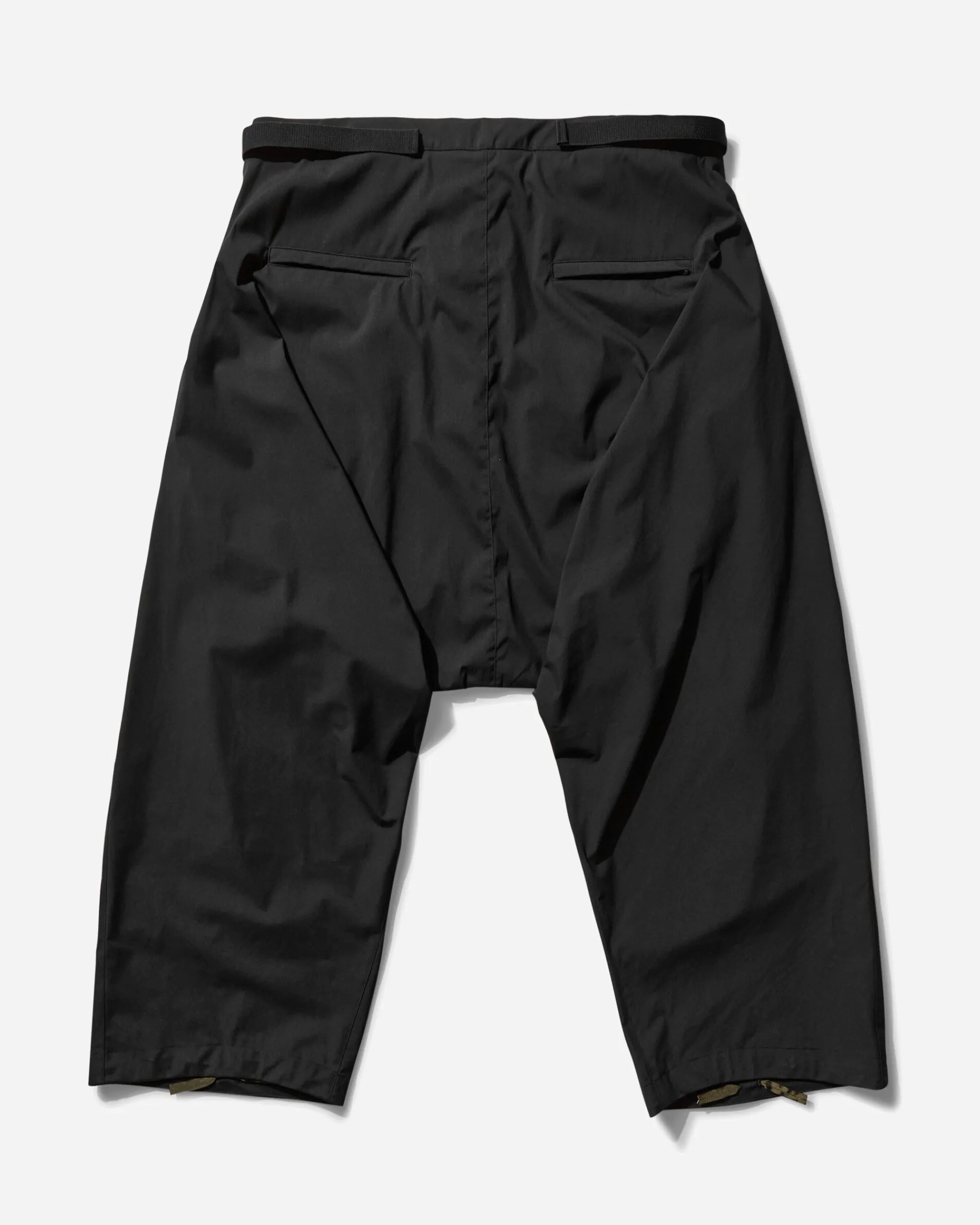 Acronym Pants^Men's Encapsulated Nylon Ultrawide Drawcord Trousers Black