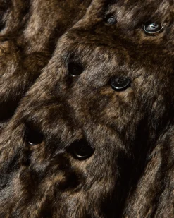 AFB Coats And Jackets^Men's Faux Fur Coat Leopard