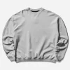 KAPITAL Sweatshirts^Men's Fleece Knit 2Tones Remake Big Sweatshirt (Bone) Ecru / Black