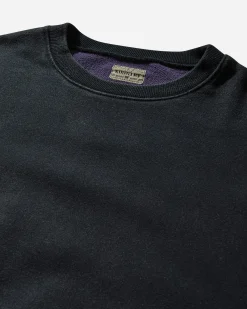 KAPITAL Sweatshirts^Men's Fleece Knit 2Tones Remake Big Sweatshirt (Bone) Black / Purple