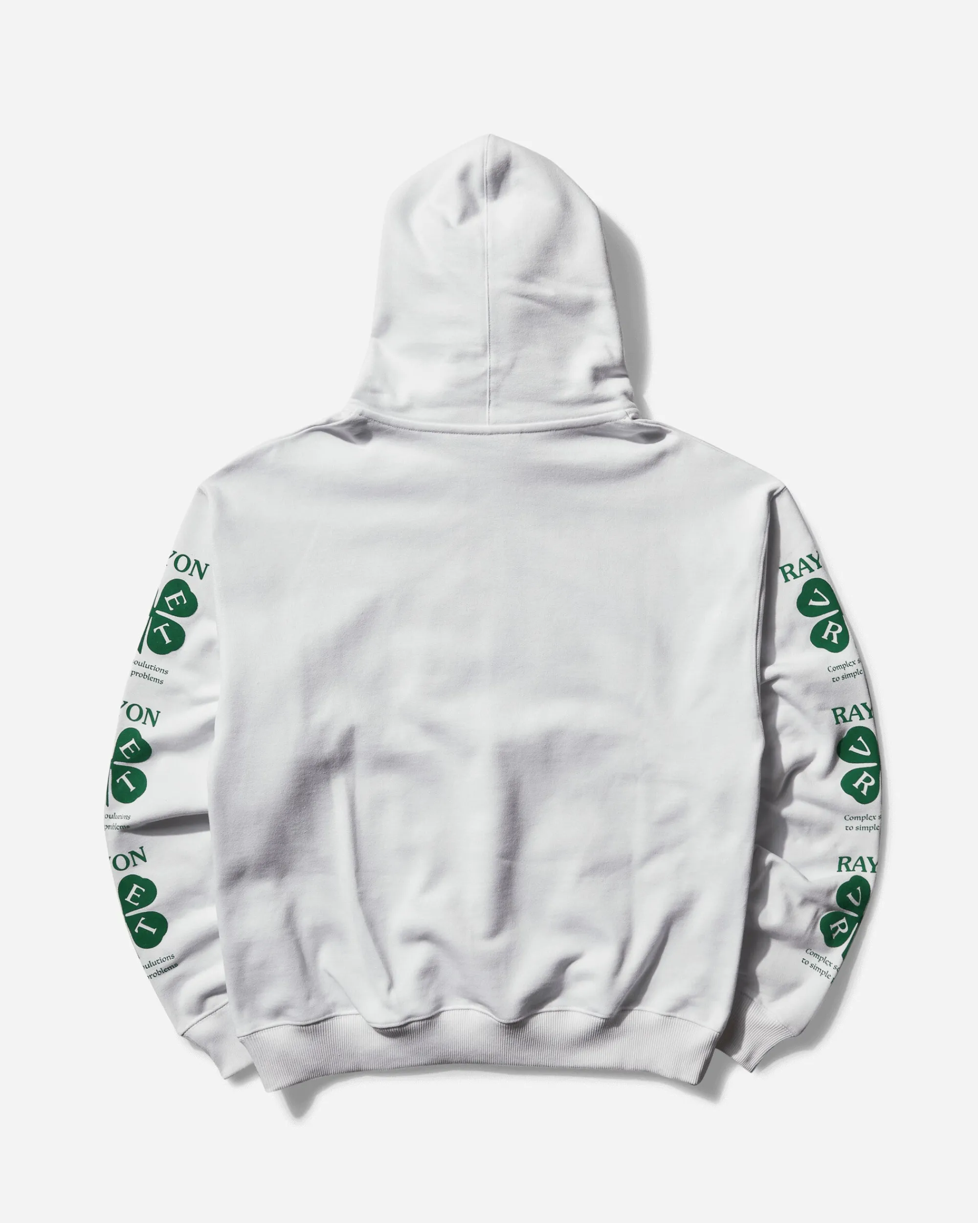 Rayon Vert Sweatshirts^Men's Fleece Pullover Hoodie Ghost White