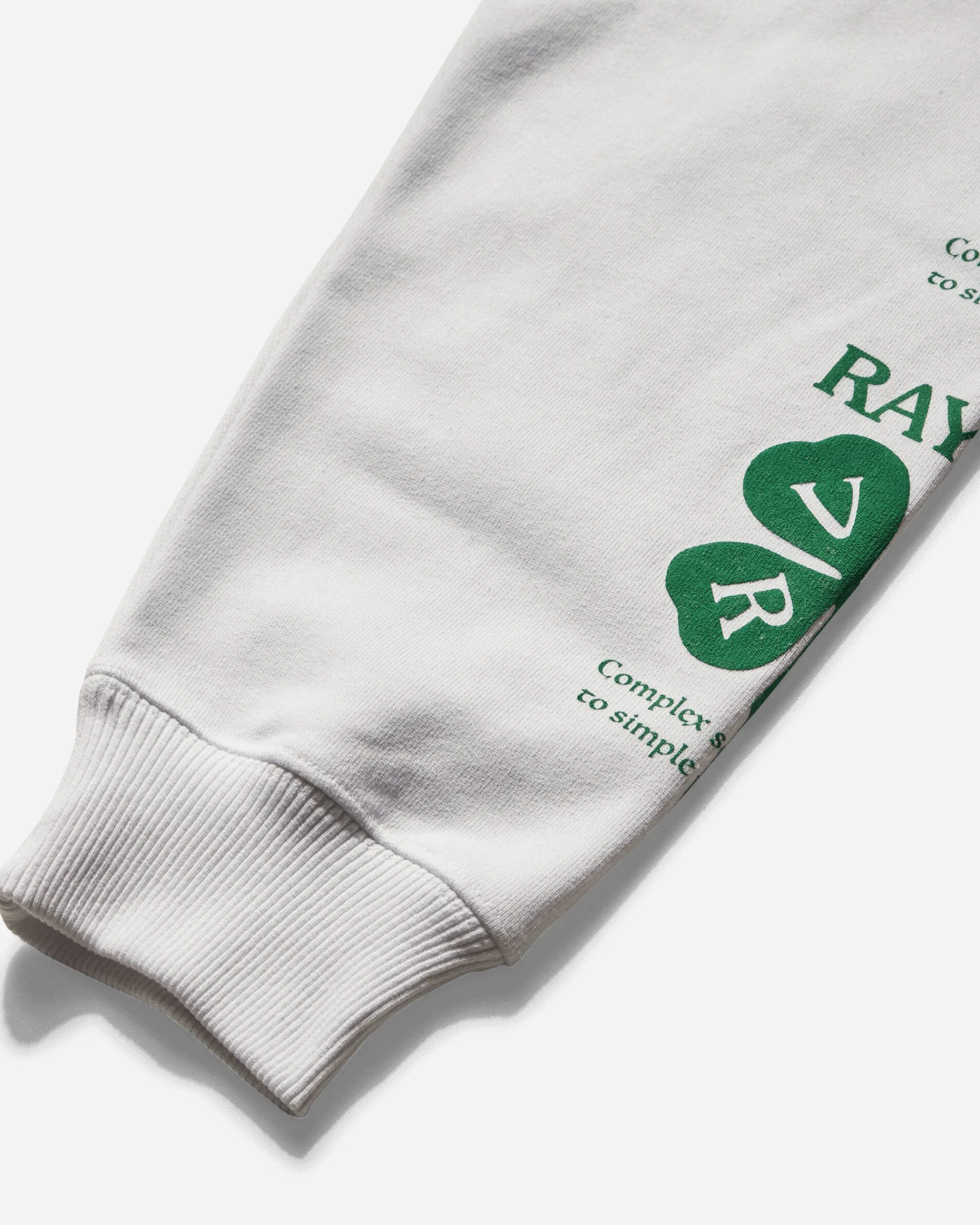 Rayon Vert Sweatshirts^Men's Fleece Pullover Hoodie Ghost White
