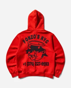 Public Possession Sweatshirts^Men's Fonzo Hoodie Bright Red