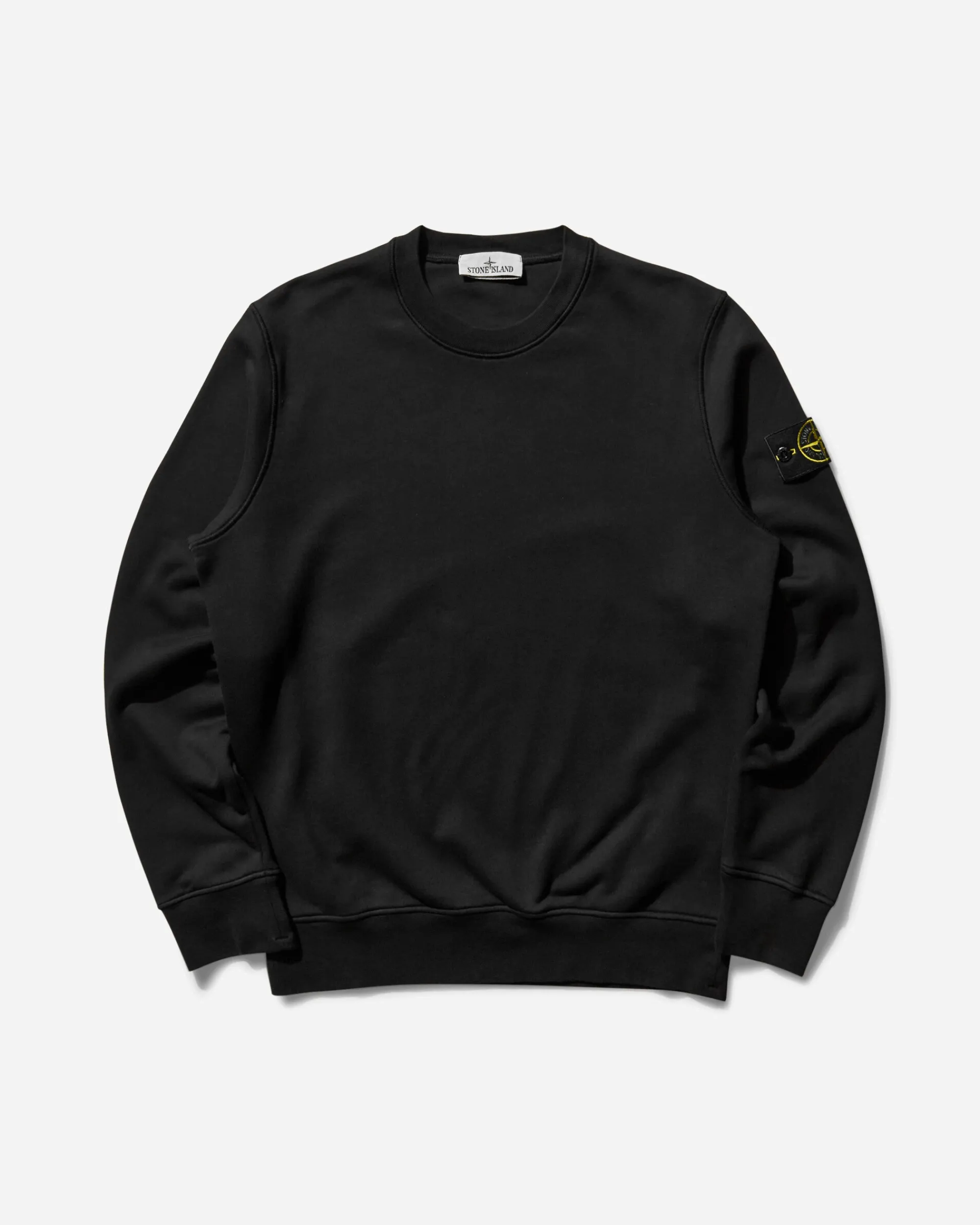 Stone Island Sweatshirts^Men's Garment Dyed Crewneck Sweatshirt Black