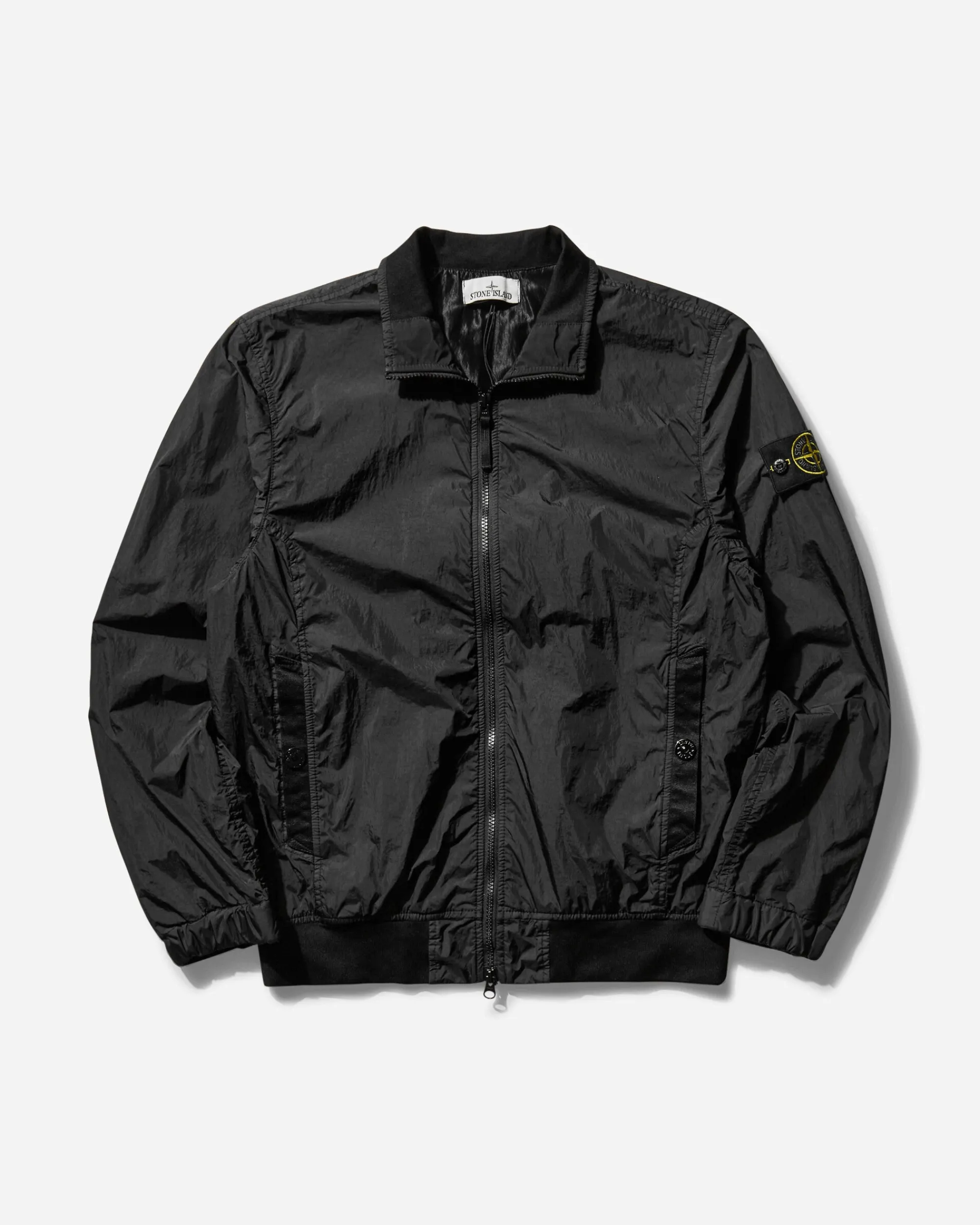 Stone Island Coats And Jackets^Men's Garment Dyed Crinkle Reps R-NY Jacket Black