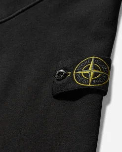 Stone Island Sweatshirts^Men's Garment Dyed Hooded Sweatshirt Black