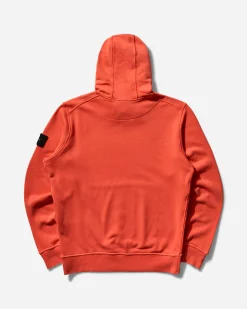 Stone Island Sweatshirts^Men's Garment Dyed Hooded Sweatshirt Papaya