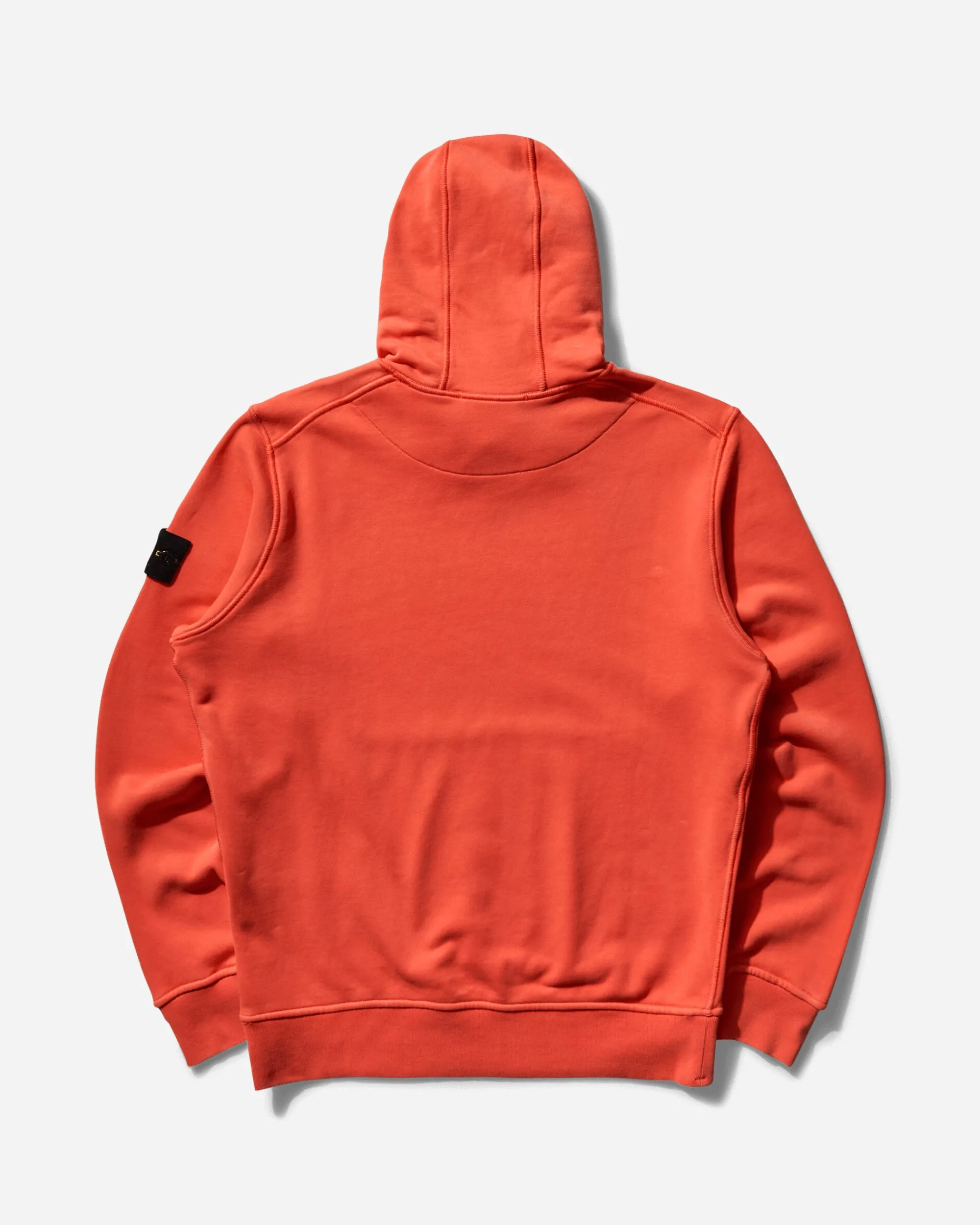 Stone Island Sweatshirts^Men's Garment Dyed Hooded Sweatshirt Papaya